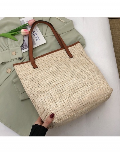 Replica  Summer Fashion Straw Tote Bag #799809 $12.85 USD for Wholesale