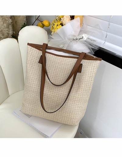 Replica  Summer Fashion Straw Tote Bag #799809 $12.85 USD for Wholesale