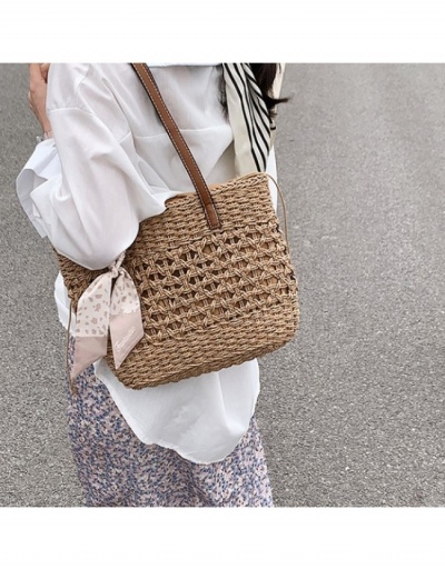 Replica  Women's Summer Weave Hollowed Out Tote Bag #799815 $27.89 USD for Wholesale