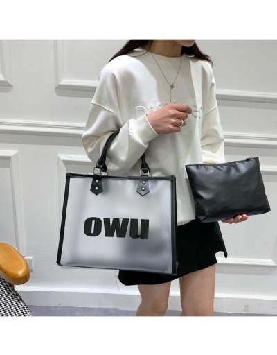 Street Shopping PVC Transparent Tote Bag For Women #799817 $10.85 USD, Wholesale Fashion Tote Bag