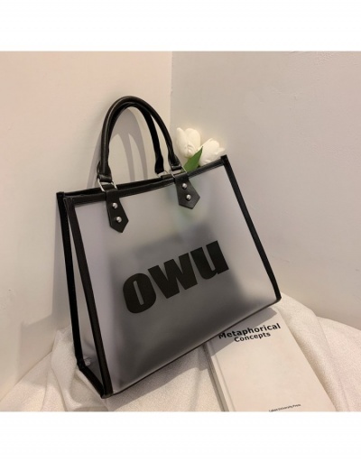 Replica Street Shopping PVC Transparent Tote Bag For Women #799817 $10.85 USD for Wholesale