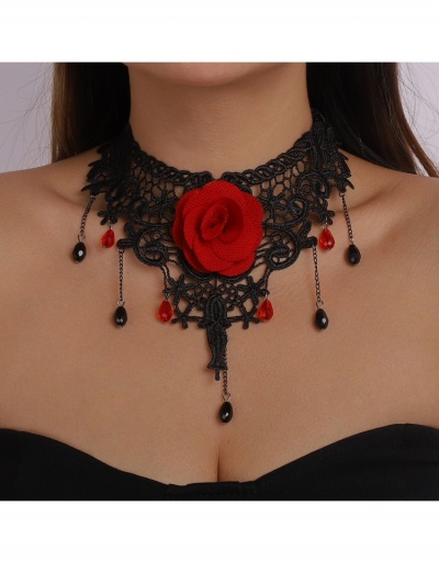 Sexy Exaggerated Geometric Flower Necklace For Women #799821 $9.63 USD, Wholesale Fashion Necklaces