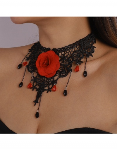 Replica Sexy Exaggerated Geometric Flower Necklace For Women #799821 $9.63 USD for Wholesale