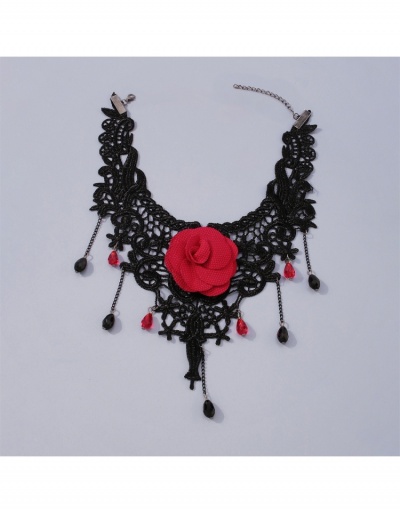 Replica Sexy Exaggerated Geometric Flower Necklace For Women #799821 $9.63 USD for Wholesale