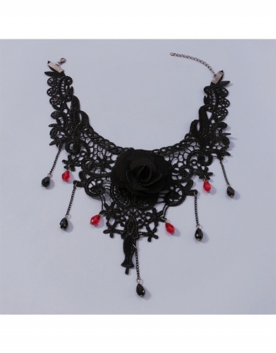 Replica Sexy Exaggerated Geometric Flower Necklace For Women #799821 $9.63 USD for Wholesale