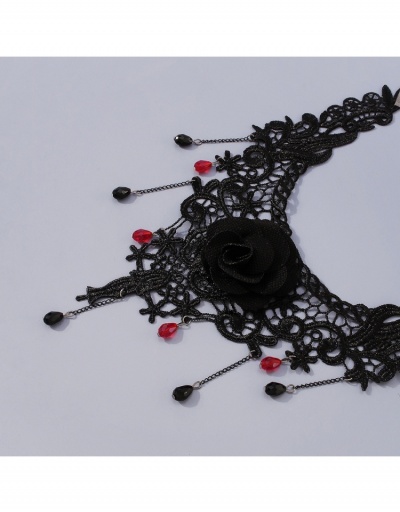 Replica Sexy Exaggerated Geometric Flower Necklace For Women #799821 $9.63 USD for Wholesale