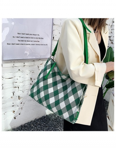  Fashion Canvas Large Capacity Plaid Tote Bags #799823 $24.25 USD, Wholesale Fashion Tote Bag