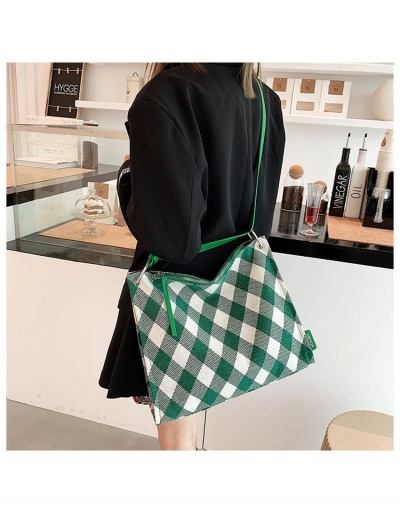 Replica  Fashion Canvas Large Capacity Plaid Tote Bags #799823 $24.25 USD for Wholesale