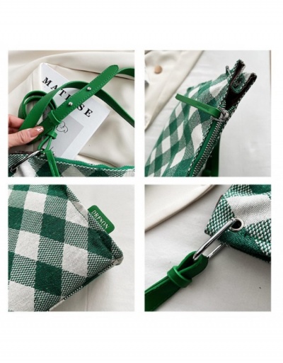 Replica  Fashion Canvas Large Capacity Plaid Tote Bags #799823 $24.25 USD for Wholesale