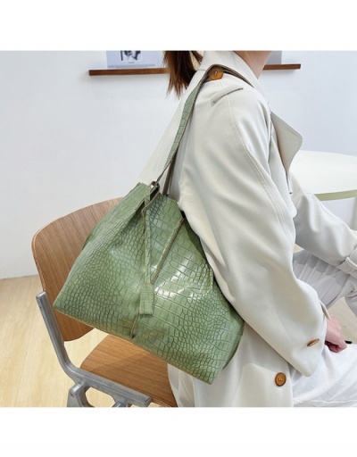 Replica Alligator Print Pure Color Summer Tote Bags #799828 $9.59 USD for Wholesale