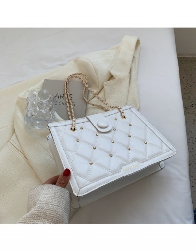 Replica  Fashion Chain PU Rhombus Lattice Tote Bag #799832 $10.03 USD for Wholesale