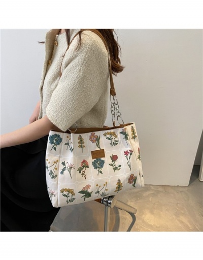 Replica  New Canvas Simple Shoulder Tote Bag #799836 $11.84 USD for Wholesale