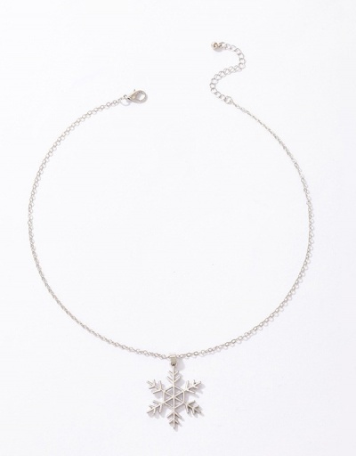 Replica Snowflake Pendant Necklace For Women #799846 $4.34 USD for Wholesale