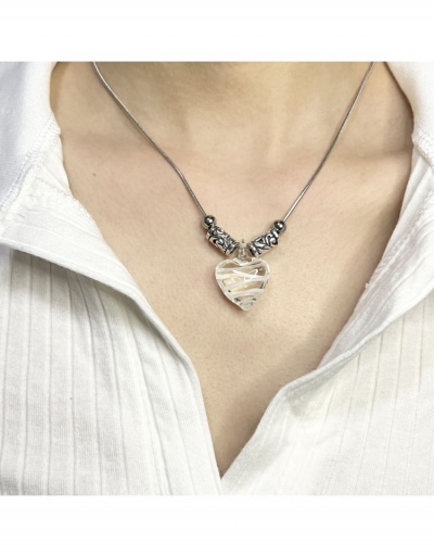 Vintage Heart Pendant Necklace For Women #799849 $8.13 USD, Wholesale Fashion Necklaces