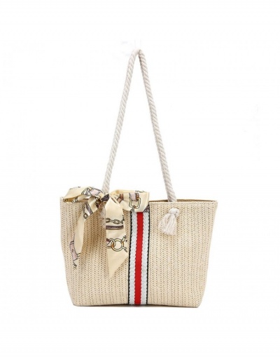  Casual Simple Beach Woven Travel Scarf Bag For Women #799858 $9.34 USD, Wholesale Fashion Tote Bag