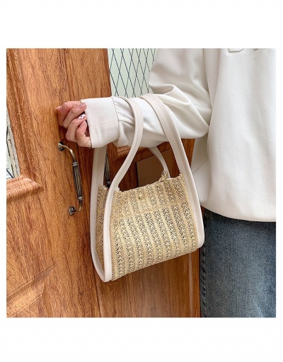 Replica  Summer Korean Woven Straw Tote Bag #799860 $11.28 USD for Wholesale