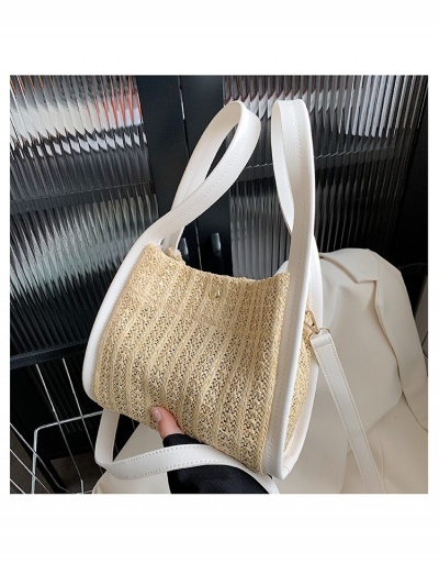 Replica  Summer Korean Woven Straw Tote Bag #799860 $11.28 USD for Wholesale