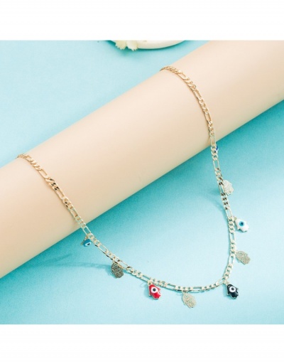  Fashion Simple Devil Eye Necklace For Women #799877 $11.28 USD, Wholesale Fashion Necklaces