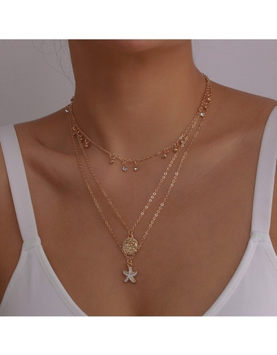 Replica Stylish Casual Personality Pendant Necklaces  #799879 $7.83 USD for Wholesale