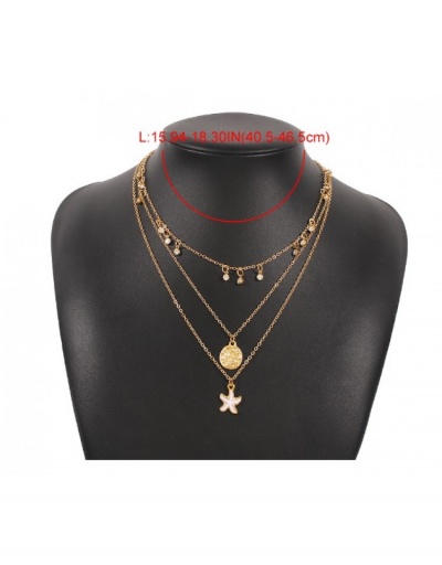 Replica Stylish Casual Personality Pendant Necklaces  #799879 $7.83 USD for Wholesale