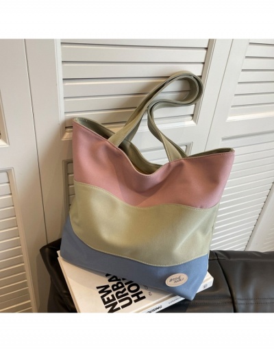  Canvas Fashion Contrast Color Tote Bag For Women #799881 $15.15 USD, Wholesale Fashion Tote Bag