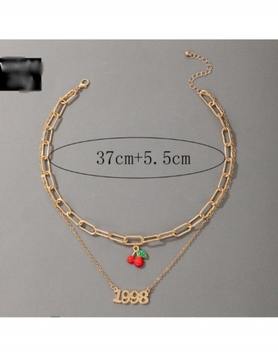 Replica Stylish Personality Pendant Necklaces For Women #799882 $5.82 USD for Wholesale