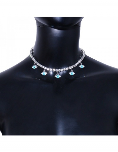 Replica  Fashion Popular Rhinestone Eye Necklace #799883 $13.00 USD for Wholesale