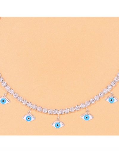 Replica  Fashion Popular Rhinestone Eye Necklace #799883 $13.00 USD for Wholesale