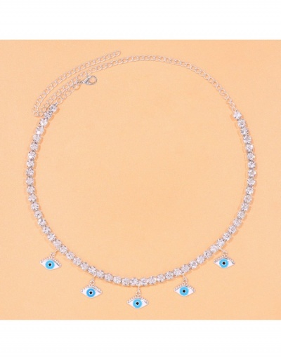 Replica  Fashion Popular Rhinestone Eye Necklace #799883 $13.00 USD for Wholesale