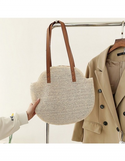 Replica  Straw Weave Summer Simple Casual Shoulder Tote Bags #799884 $11.84 USD for Wholesale