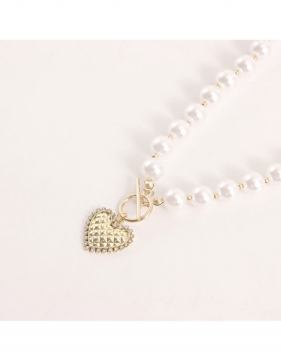 Replica  Acrylic Faux Pearl Pendant Necklace #799891 $4.51 USD for Wholesale