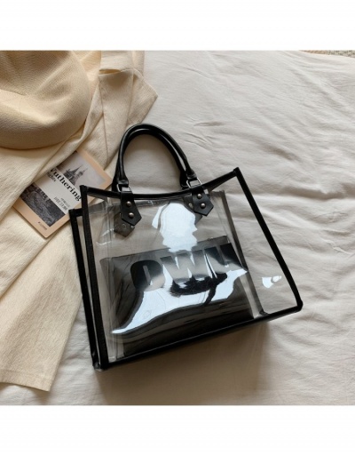 Replica  New PVC Transparent SummerTote Bag #799894 $12.58 USD for Wholesale