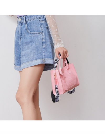 Street Letter Patchwork One Shoulder Casual Bags #799898 $6.98 USD, Wholesale Fashion Tote Bag