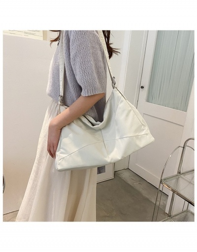 Replica  Pure Color Simple Retro Tote Bag #799903 $12.74 USD for Wholesale