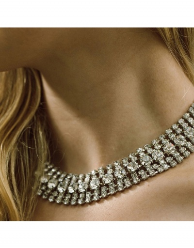  Trendy Full Rhinestone Necklace For Ladies #799910 $14.56 USD, Wholesale Fashion Necklaces