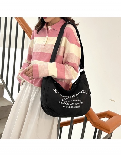 Replica  College Style Canvas New Shoulder Tote Bags #799915 $10.69 USD for Wholesale