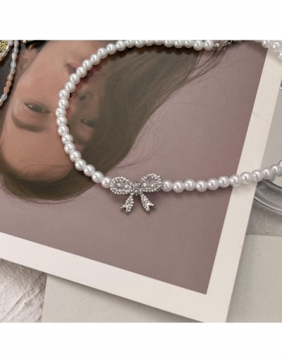  Women's Summer Pearl Bow Necklace #799916 $8.14 USD, Wholesale Fashion Necklaces