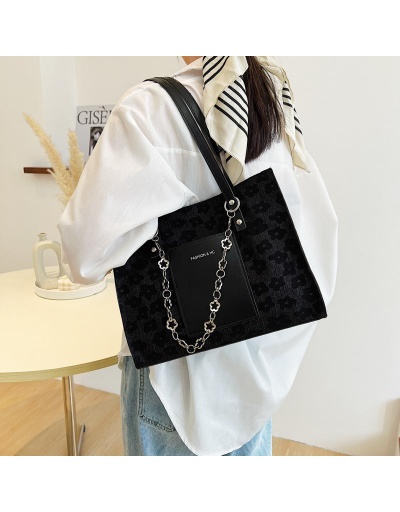 Replica Korean Style Fashion Chain Flowers Hasp Tote Bag #799922 $13.66 USD for Wholesale