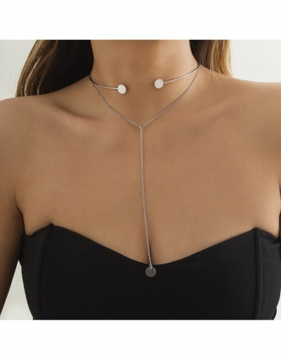 Trendy Alloy  Solid Necklace For Women #799926 $7.08 USD, Wholesale Fashion Necklaces