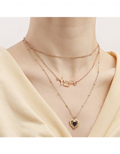  Trend Heart Chain Pendant Necklace For Women #799940 $4.18 USD, Wholesale Fashion Necklaces