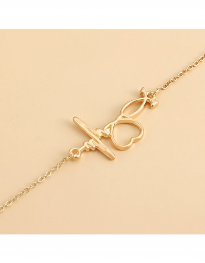 Replica  Trend Heart Chain Pendant Necklace For Women #799940 $4.18 USD for Wholesale