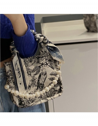  Fashion Faux Pearl Printing Women's Tote Bag #799941 $21.25 USD, Wholesale Fashion Tote Bag