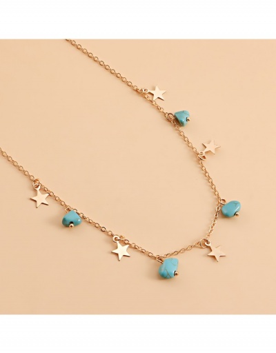 Replica Layered Star Crescent Heart Pendant Necklace #799942 $5.71 USD for Wholesale