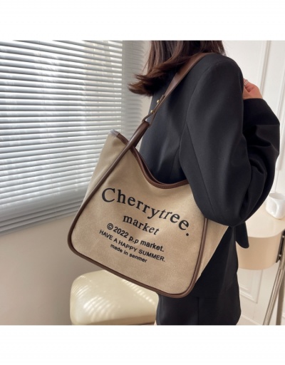  Canvas Fashion Letter Printd Commuting Class Tote Bag #799945 $21.63 USD, Wholesale Fashion Tote Bag