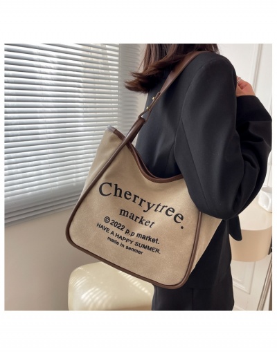 Replica  Canvas Fashion Letter Printd Commuting Class Tote Bag #799945 $21.63 USD for Wholesale