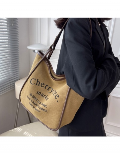 Replica  Canvas Fashion Letter Printd Commuting Class Tote Bag #799945 $21.63 USD for Wholesale