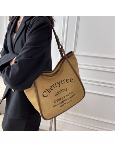 Replica  Canvas Fashion Letter Printd Commuting Class Tote Bag #799945 $21.63 USD for Wholesale