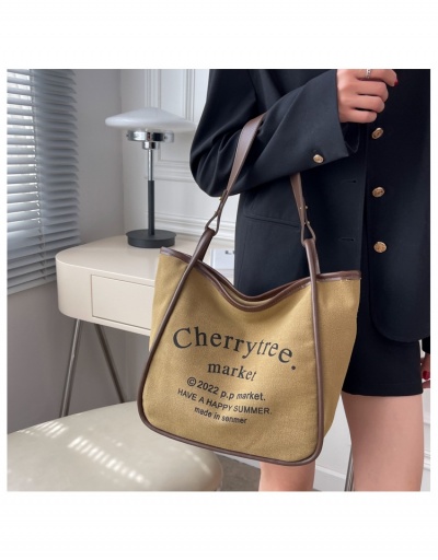 Replica  Canvas Fashion Letter Printd Commuting Class Tote Bag #799945 $21.63 USD for Wholesale