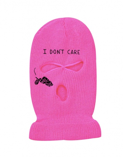 Replica Simple Embroidery Letter Knitted Ski Mask #799946 $12.74 USD for Wholesale