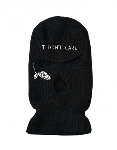 Replica Simple Embroidery Letter Knitted Ski Mask #799946 $12.74 USD for Wholesale